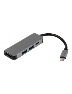 USB хъб USB3.0 HDMI+USB+TypeC